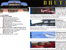 Tablet Screenshot of bhutanmandala.com